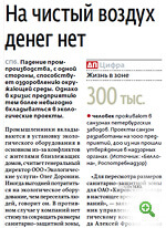 Статья «На чистый воздух денег нет» — «Деловой Петербург», №70 от 21/04/2009